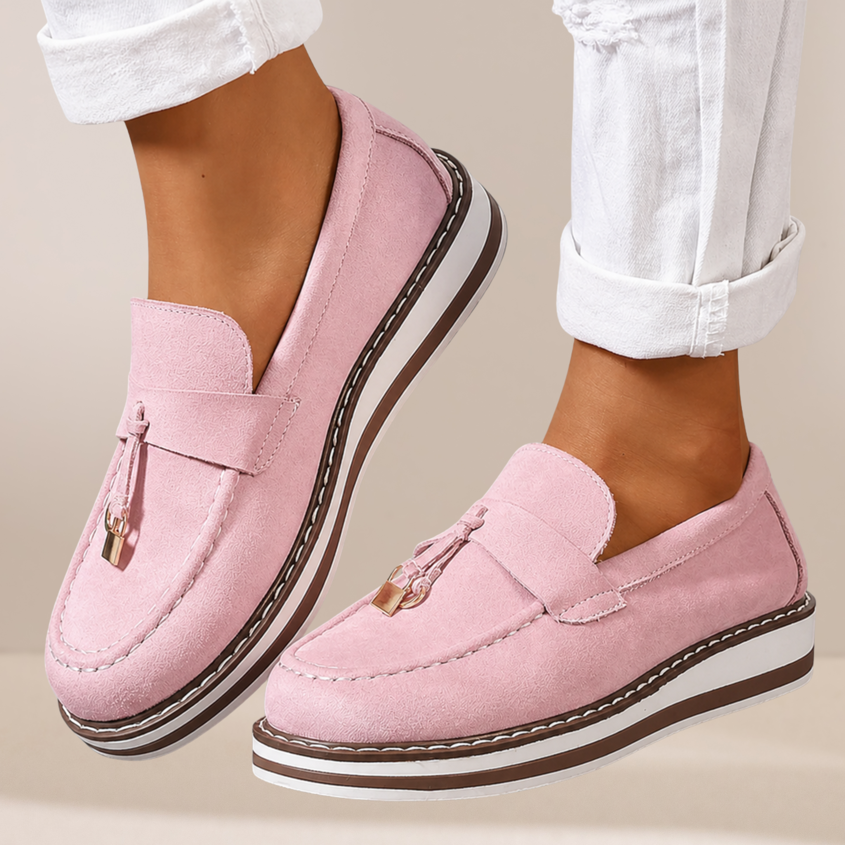 Halo™ | Mocassini Casual Rotondi