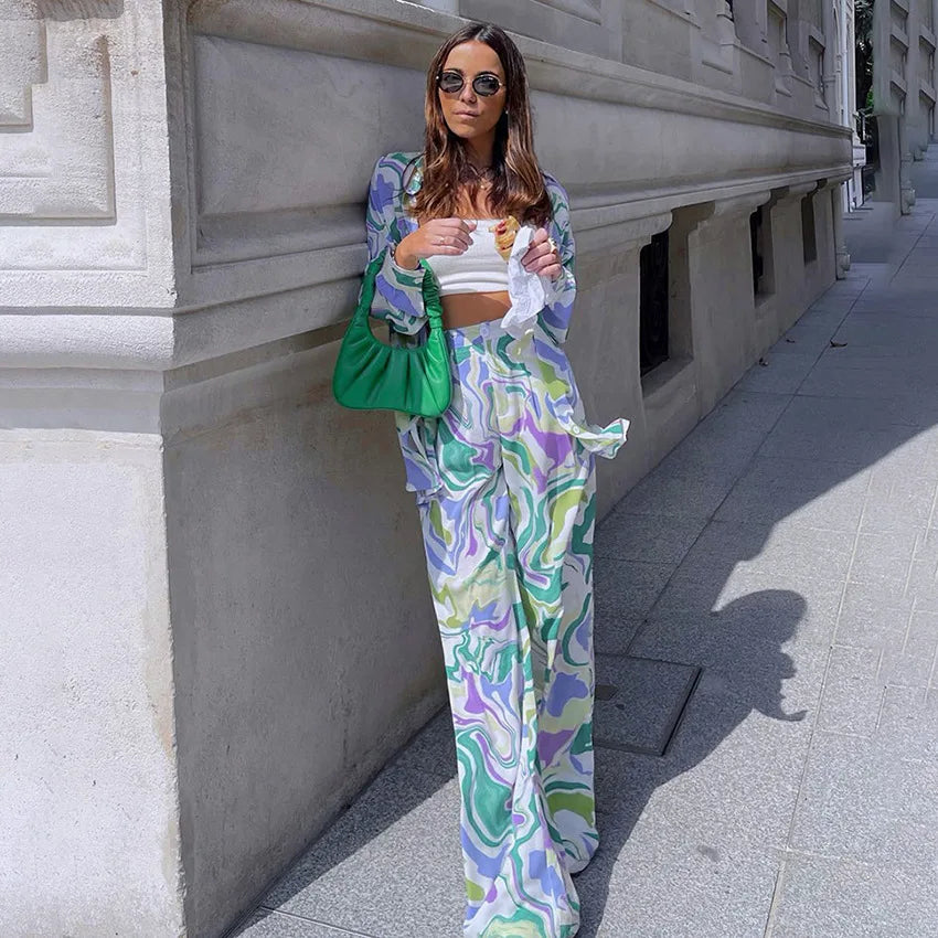 Zyra - Completo Stampato Tourbillon Audace